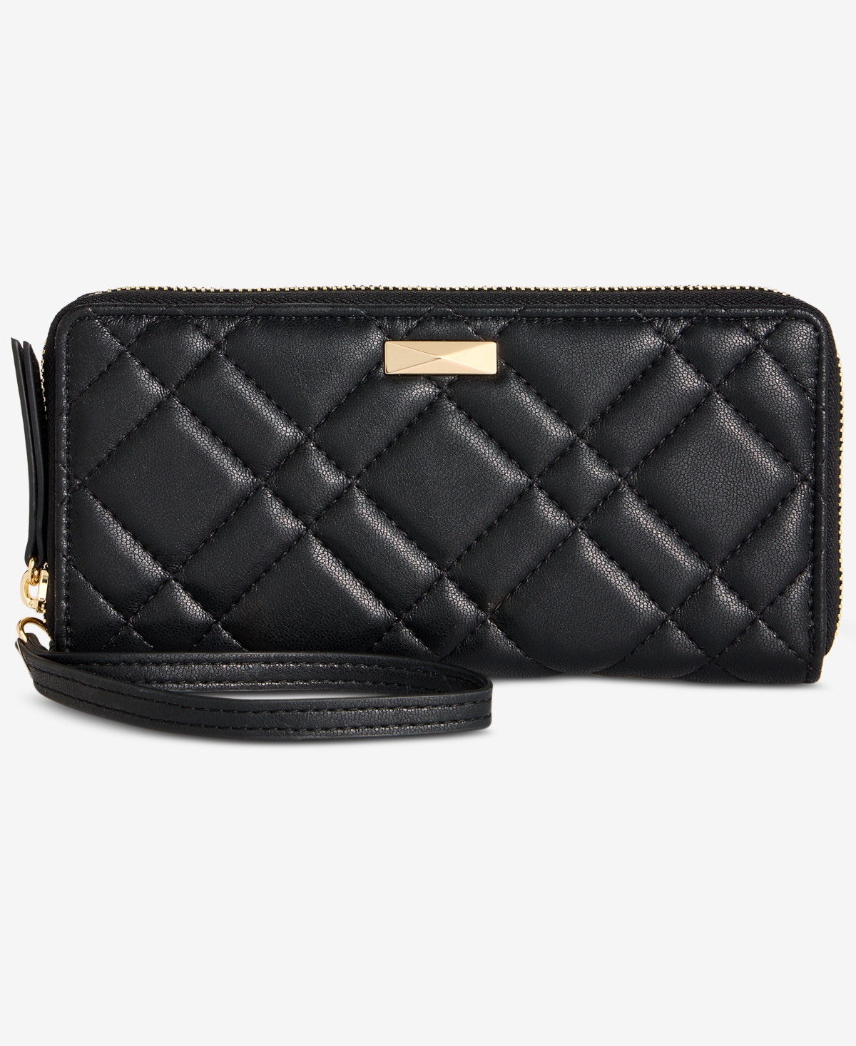 Hazel Zip-Around Quilt Wristlet, Exclusively at Macy's - Paprikash