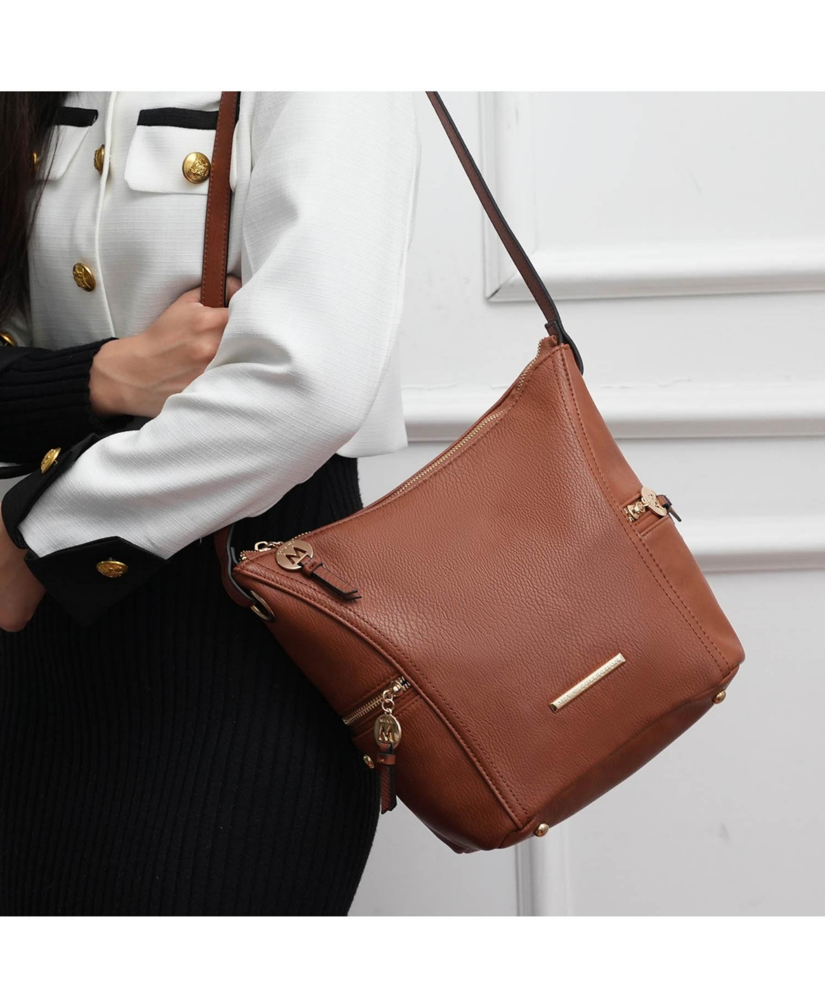 Mkf Collection Lux Hobo Bag with Wallet by Mia K