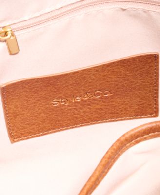 Топ с цветочным принтом Style & Co, прямые джинсы, кроссовки и сумка через плечо, эксклюзивно в Macy's