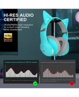 G5BT CAT Wireless Bluetooth Cat Ear Gaming Headset with Mic