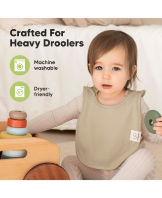 8-Pack Baby Bibs for Boys, Girls, Pull-on Bibs, Baby Drool Bibs for Baby Boy, Baby Girl, Baby Bib Unisex