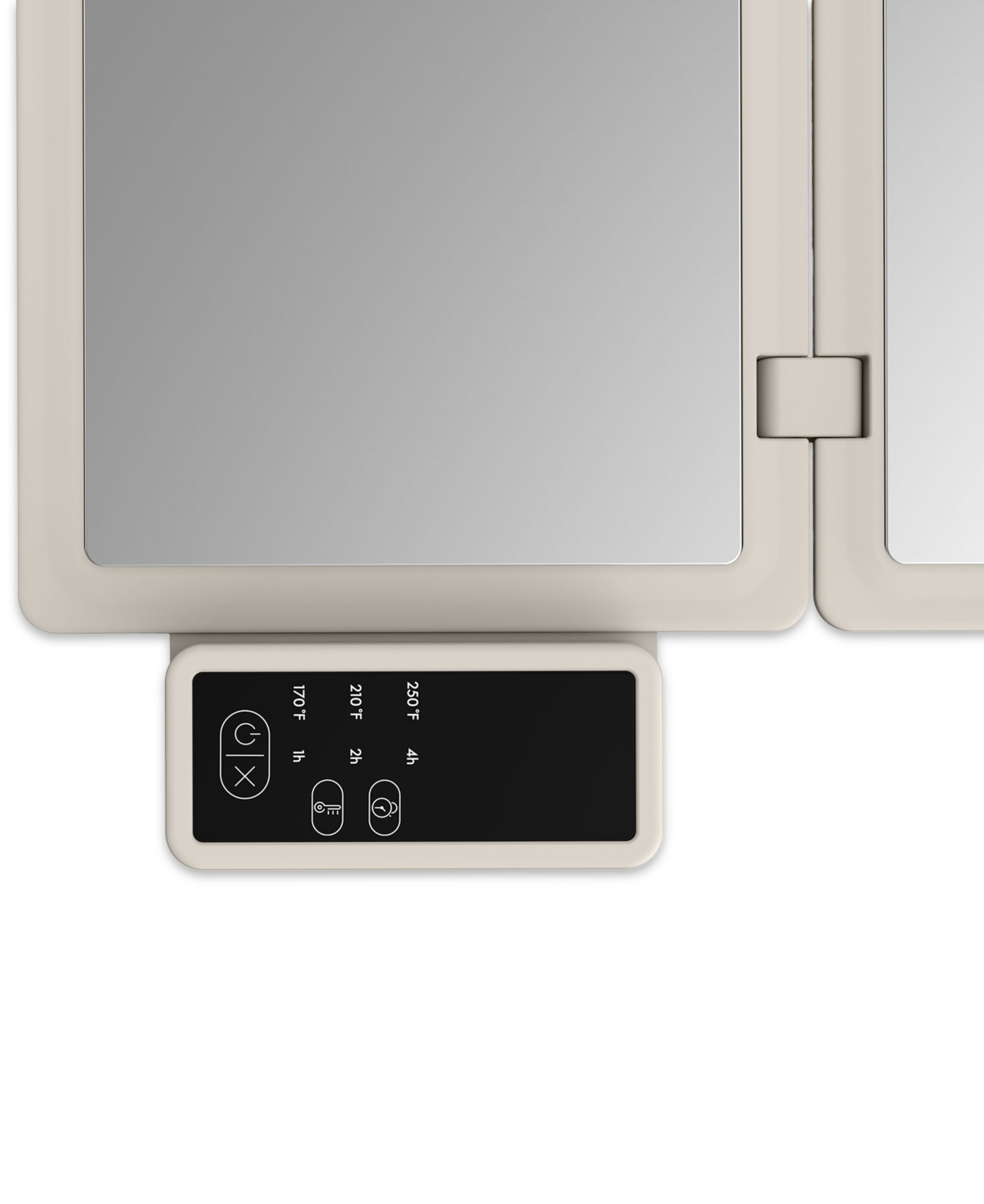 Bella Fold And Store Foldable Electric Warming Tray In Oatmilk
