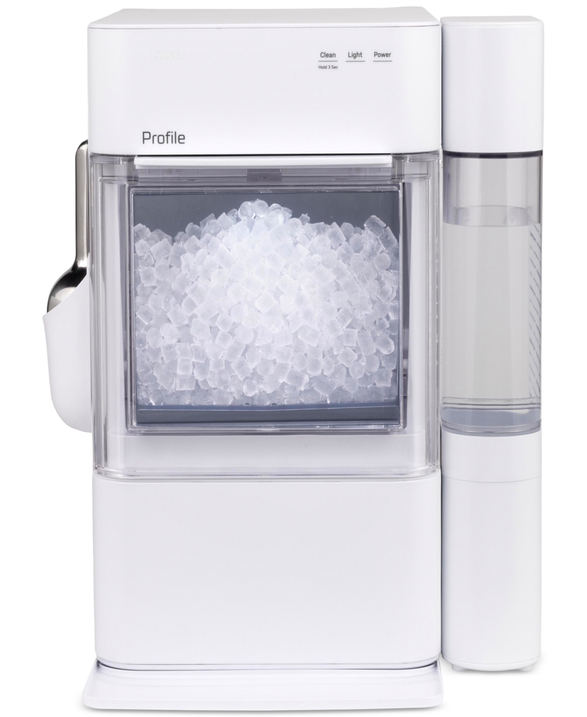 Ge Appliances Profile Opal 2.0 Ultra Nugget Ice Maker In Stone White