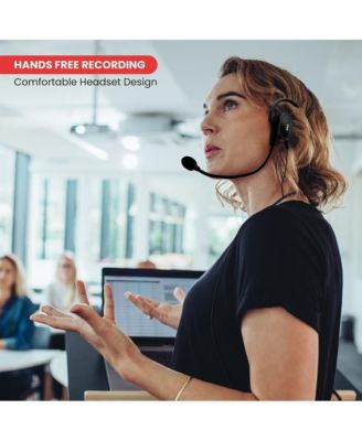 Cardioid Condenser Headset Microphone with Flexible Wired Boom for Belt Pack Mic Systems