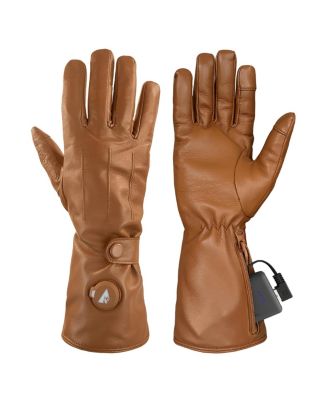ActionHeat Men's 5V Battery Heated Leather Dress Glove Tan - XXL