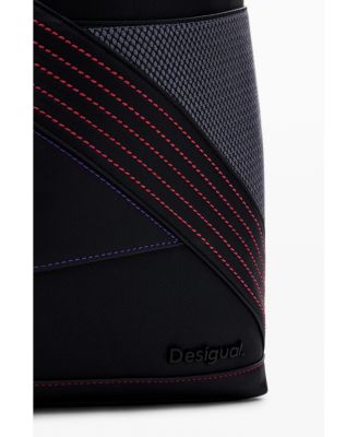 Women's Medium backpack with topstitching