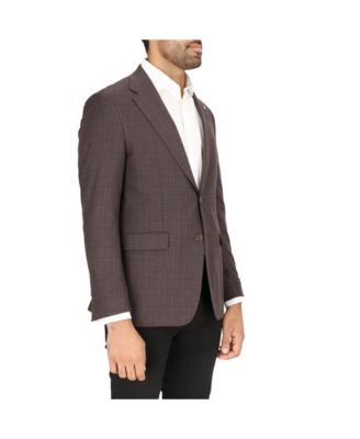 Men's Brown/Blue Sports Coat