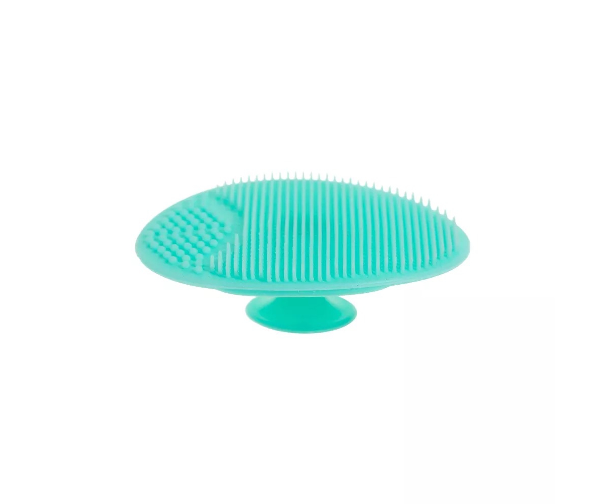 Sperric Toddler Hair Brush and Comb Set for Newborn – Wooden Brush with Soft Goat Bristle, Cradle Cap Brush for Newborns Girls, Blue - Bright b