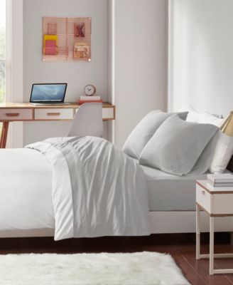 Jersey-Knit Cotton Blend 3-Pc. Sheet Set, Twin