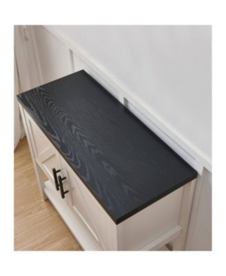 Modern 2-Drawer Wooden Storage Console Table for Stylish Organization and Display