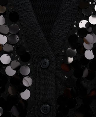 Women's Paillettes Knit Cardigan