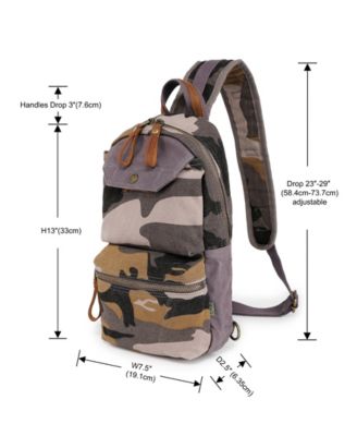 Mountain Leaf Top Handle Sling Bag
