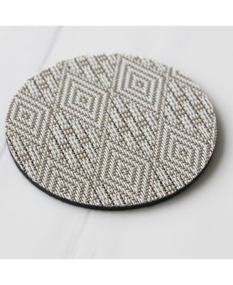 Martha Stewart Boxwood Set of 4 Round Coasters