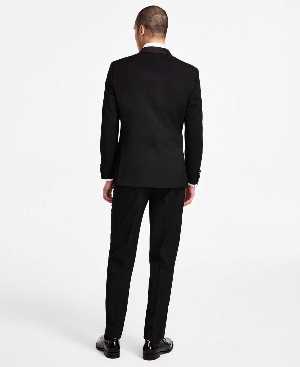 NAUTICA MEN'S MODERN-FIT STRETCH TUXEDO SUIT 