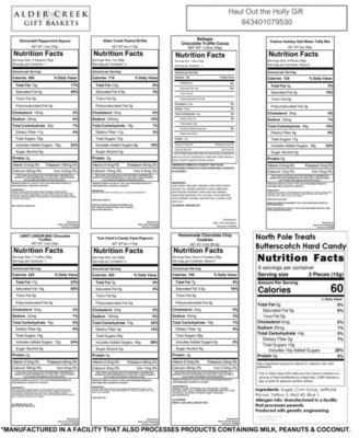 Haul Out The Holly Gift Basket, 9 Piece