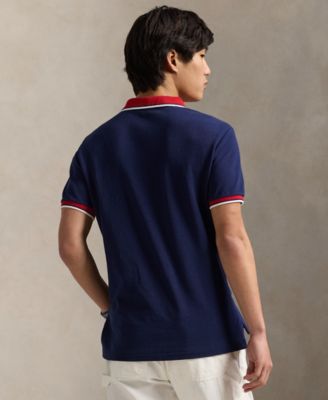 Men's Classic-Fit Mesh Polo Shirt
