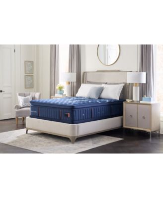 Stearns & Foster Stearns Foster Lux Estate 16 Soft Euro Pillowtop Innerspring Luxury Mattress Collection In Blue