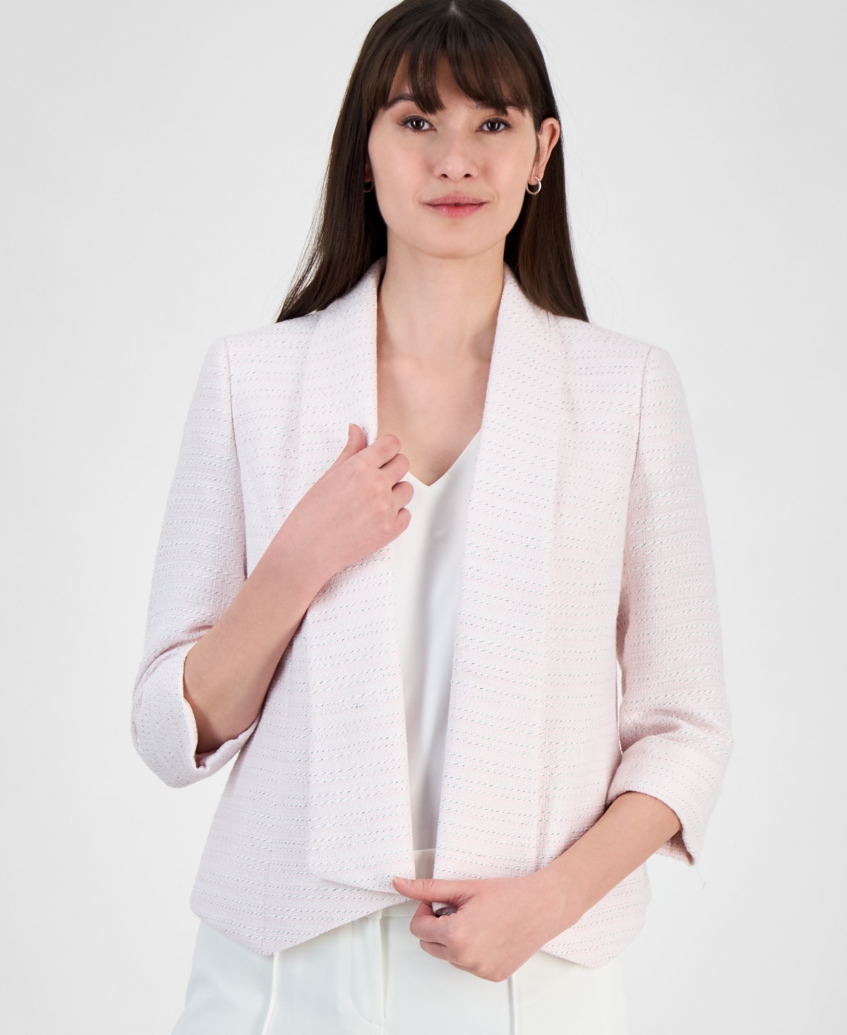 Kasper Women's Boucle Cardigan Jacket, Regular and Petite