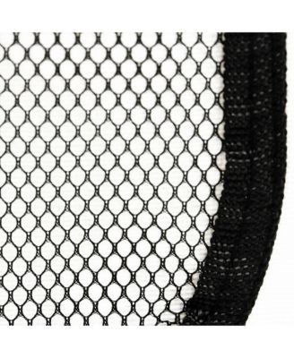 Foldable Dog Playpen with Carrying Bag Black 57.1"x57.1"x24"