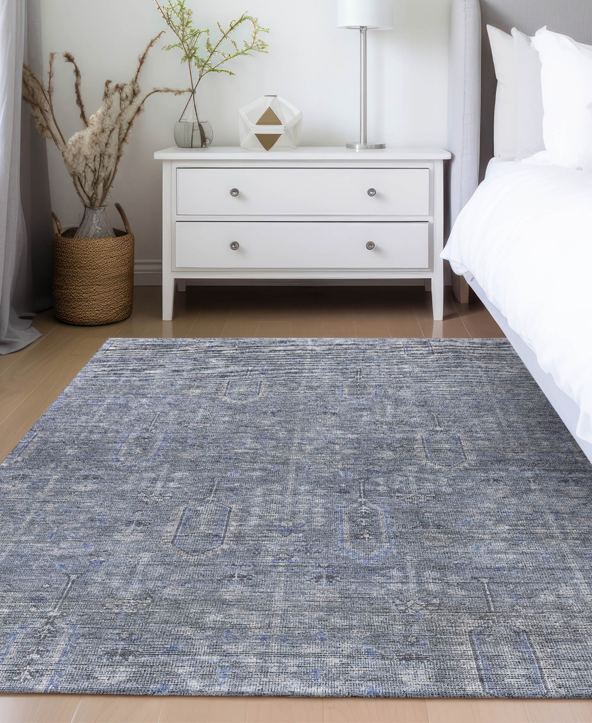 Addison Chantille Machine Washable Acn790 2'6''x3'10'' Area Rug In Blue