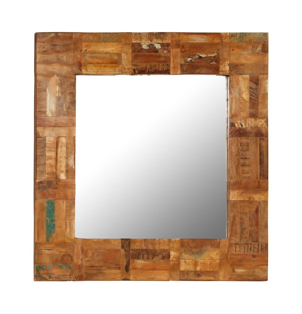 vidaXL Wall Mirror Solid Reclaimed Wood 23.6