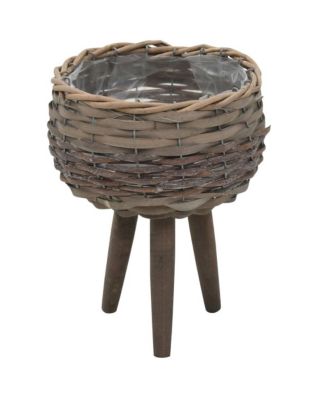 3-Piece Wicker Planter Set with PE Lining