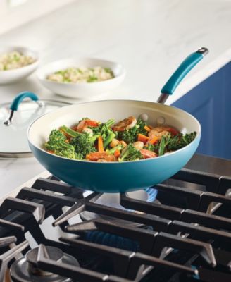 Cucina Ceramic Nonstick 11" Stir Fry Pan with Lid
