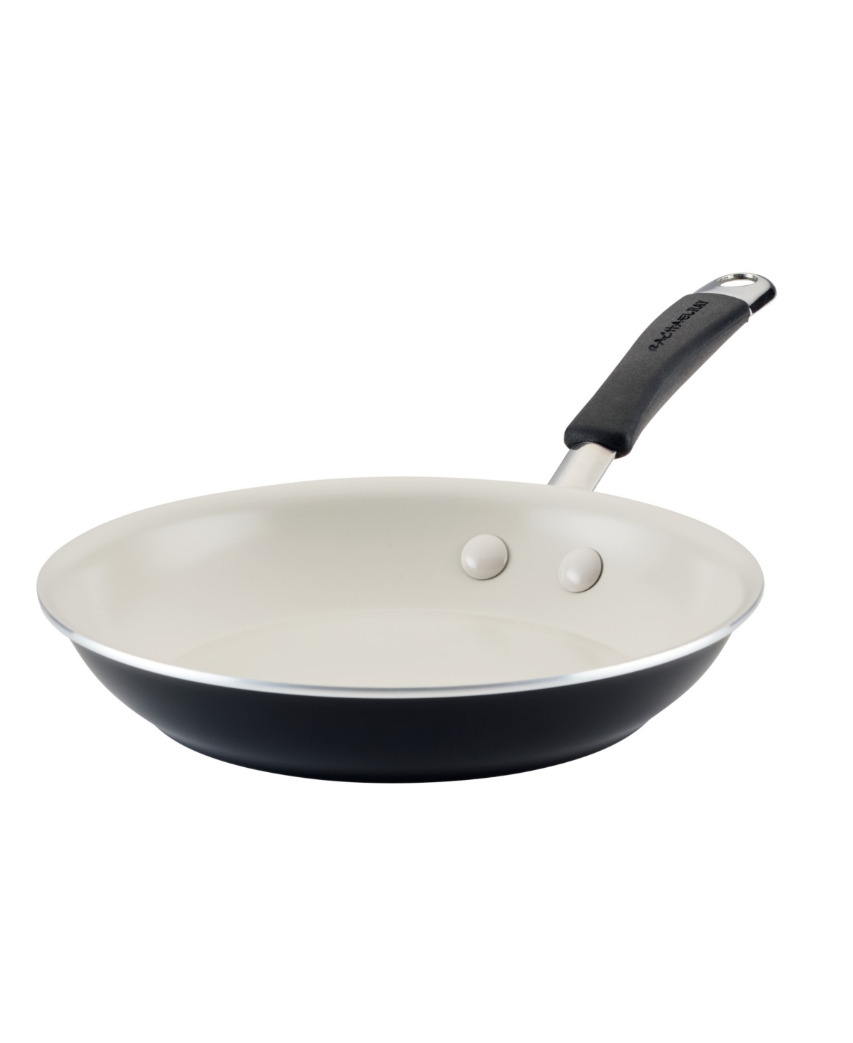 Rachael Ray Cucina Ceramic Peppercorn 12.5in Nonstick Frying P In Peppercorn