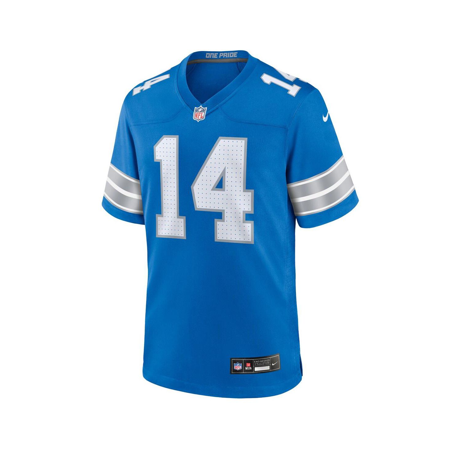 Men's Amon-Ra St. Brown Blue Detroit Lions Game Jersey