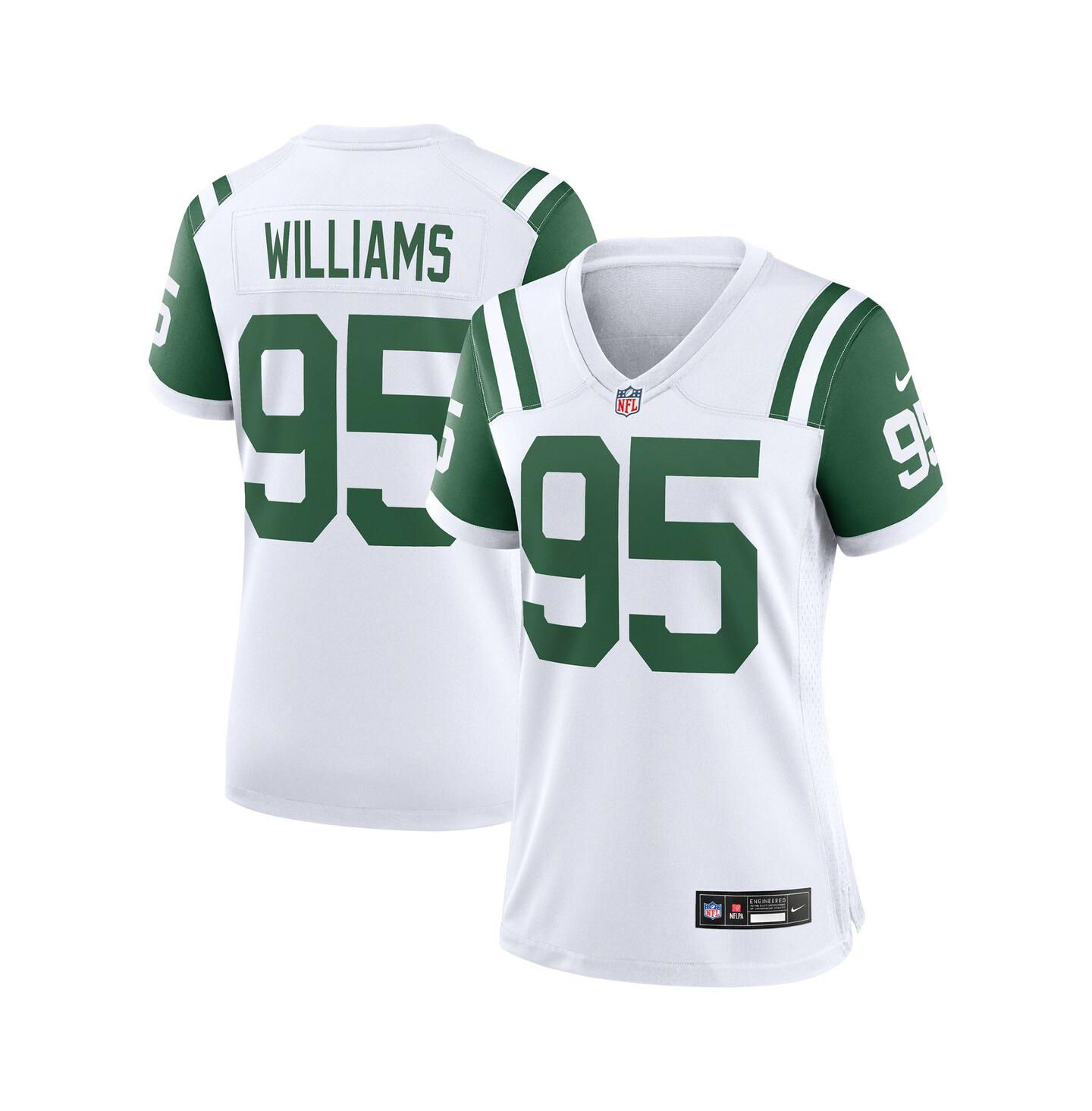 Женский топ Nike Quinnen Williams White New York Jets Classic Alternate Game Jersey — фото 1