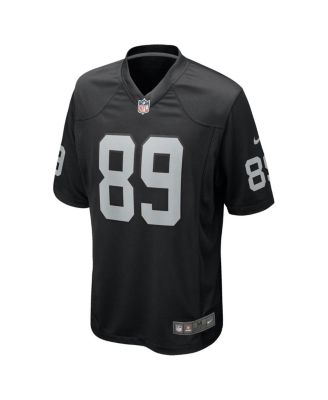 Men's Brock Bowers Black Las Vegas Raiders Player Game Jersey