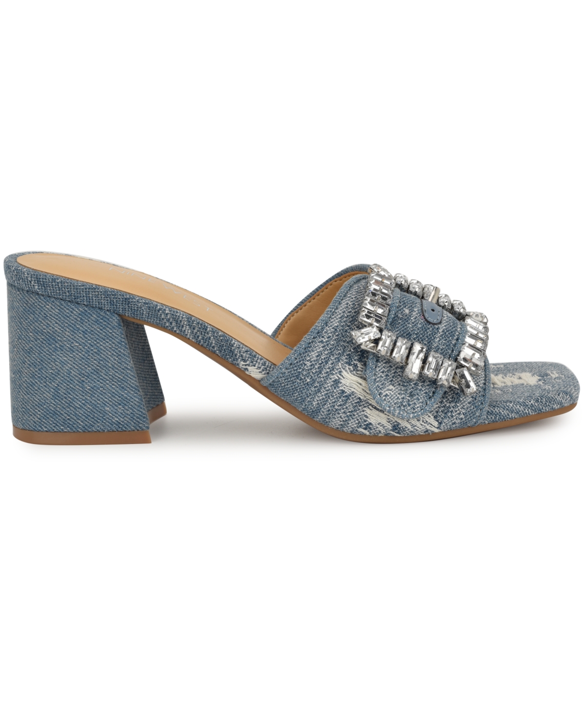 NINE WEST WOMEN'S GEANILA BLOCK HEEL DRESS SANDALS 