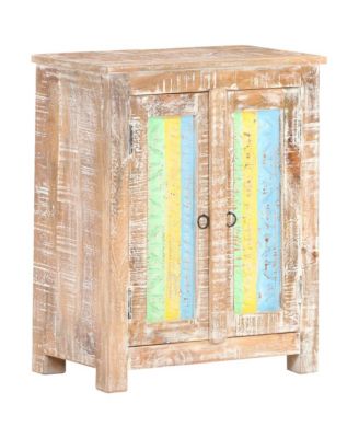 Sideboard 24"x13.8"x29.9" Rough Acacia Wood