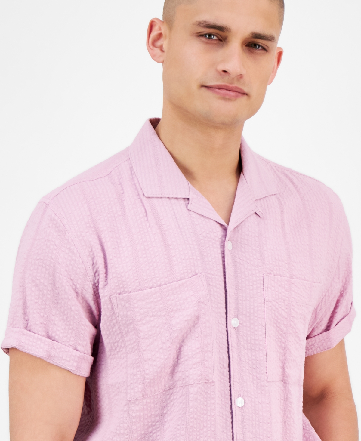 SUN + STONE MEN'S HAYES SHIRT, EXCLUSIVELY AT MACY'S 
