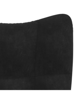 Relaxing Chair Black Velvet
