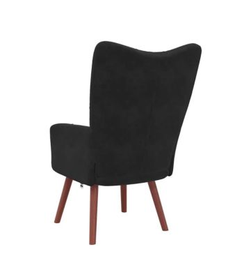 Relaxing Chair Black Velvet