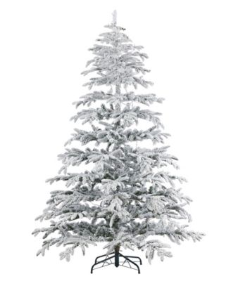 7.5' Artificial Jackson Flocked Pine Tree