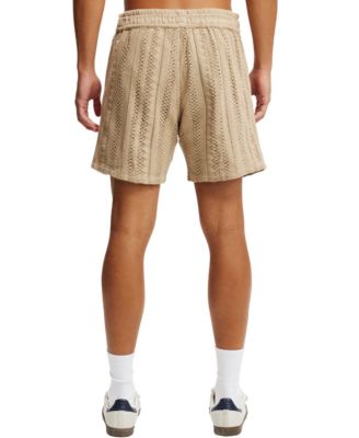 ХЛОПОК НА ХЛОПКЕ НА мужских шортах из легкого шнурка 8990₽