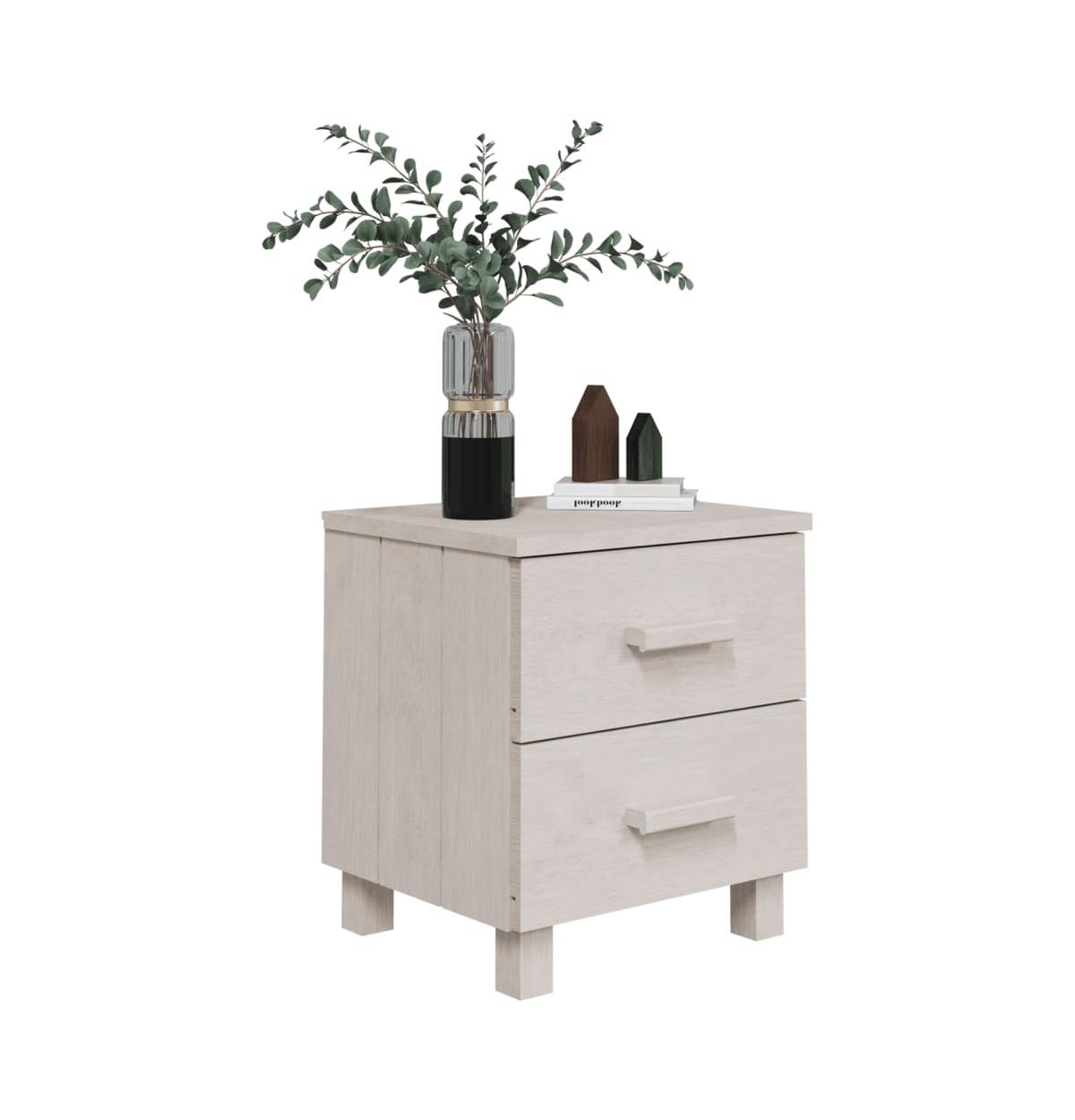 vidaXL Bedside Cabinet Hamar15.7