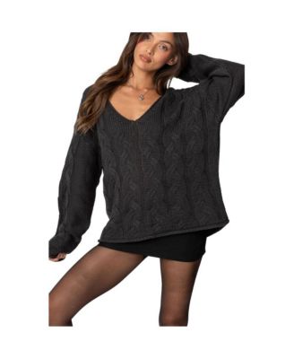 Women's Inga Oversized Cable Knit Sweater