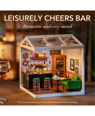 3D Puzzles Plastic House Building Set Toy DIY Building Set Toys Playset Gifts for Teens Adults, Multicolor, 7.36"2.76"11.30"