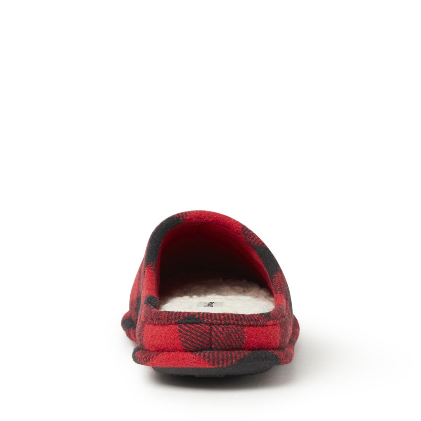 Мужские сабо Dearfoams Buffalo Check Papa Bear Dad Clog House Slipper, цвет: Красный клетчатый — фото 4