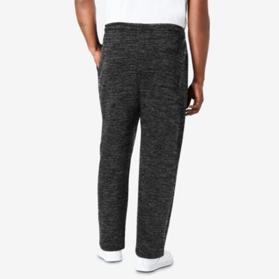 Big & Tall Fleece Open-Bottom Sweatpants