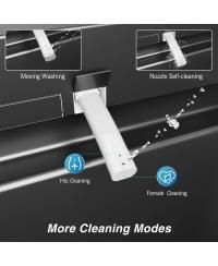 Smart Toilet with Tank Built in, Dual Auto Power Flush, Auto Open & Close, Foot Sensor Operation