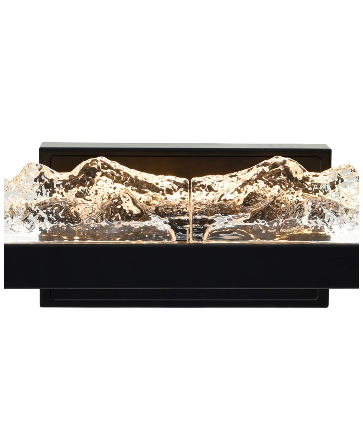 Shop Cwi Lighting 5" Metal Himalayas Integrated Led Vanity Light In Black