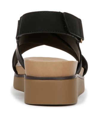 Women's Georgina Square Open Toe Slingback Platform Sandals