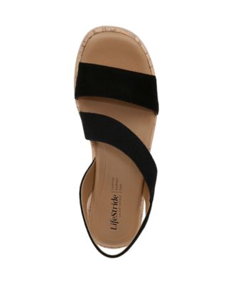 Women's Odette Square Open Toe Wedge Sandals