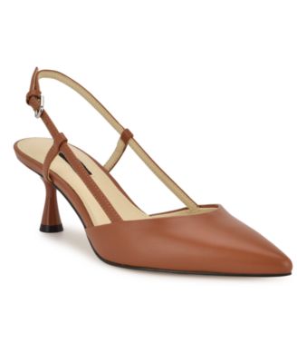 Women's Rhonda Kitten Heel Slingback Pumps