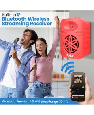 4” 2-Way Indoor/Outdoor Bluetooth Wireless Speaker System - Waterproof, 300W Max Power, 1/2” Tweeter