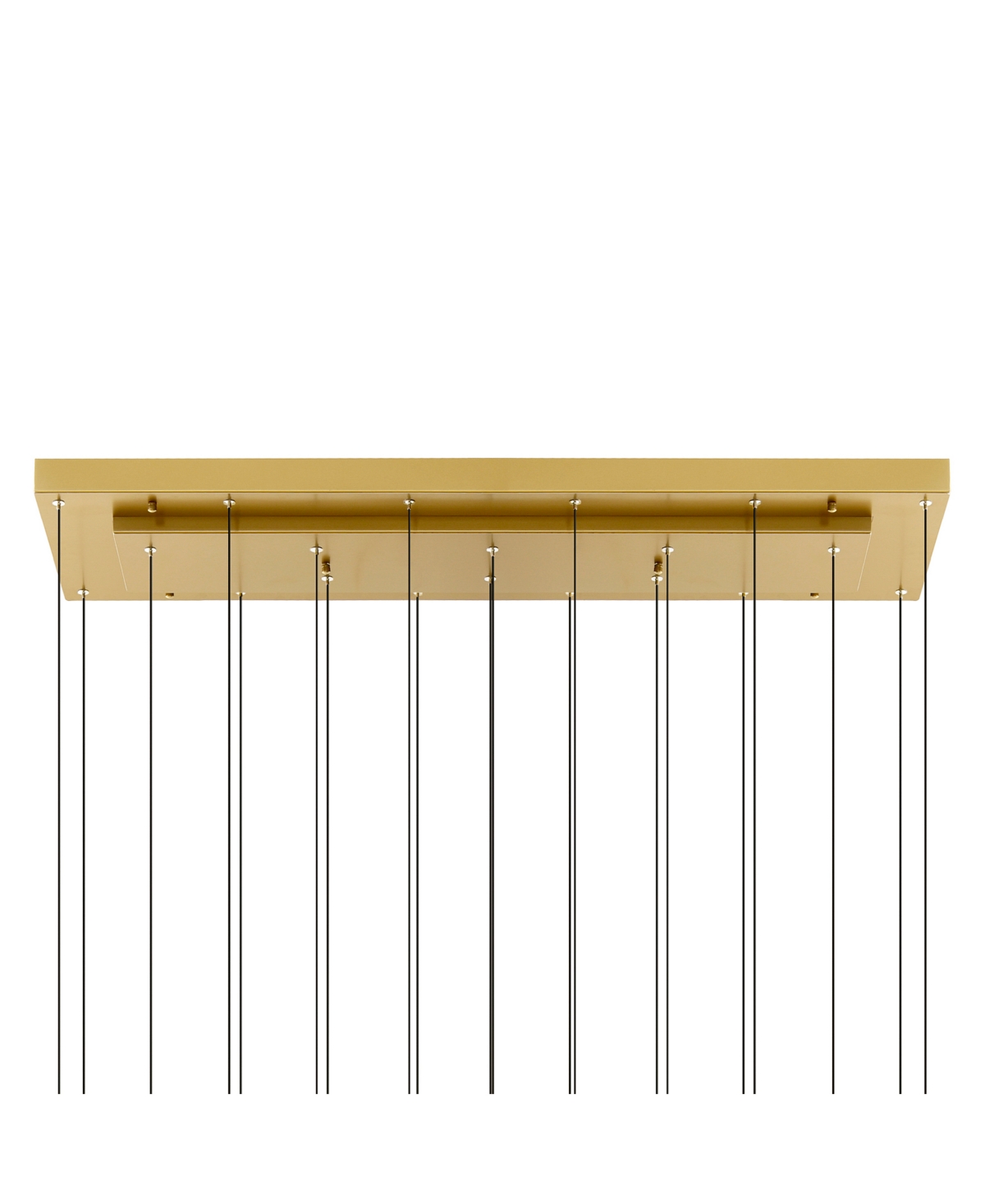 Shop Cwi Lighting 5.5" Metal Stagger Integrated Led Chandelier In Brass